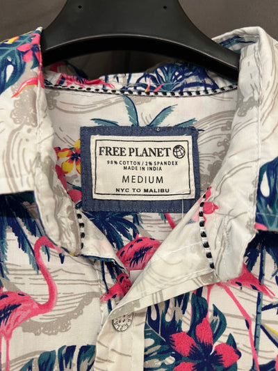 Camicia hawaiana Free Planet | M uomo thumbnail