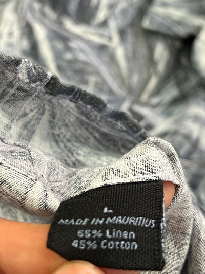 Camicia hawaiana Marc Anthony lino e cotone | L uomo thumbnail