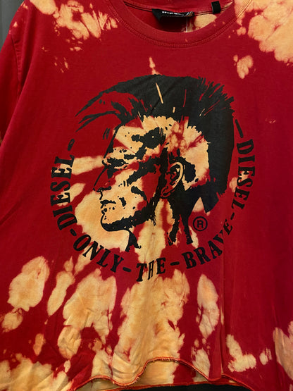 T-shirt crop Diesel custom R3BORN (M)