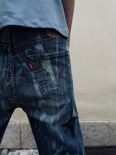 Jeans Flare Levi's Custom Vintage Patchwork - Uomo M | R3BORN thumbnail
