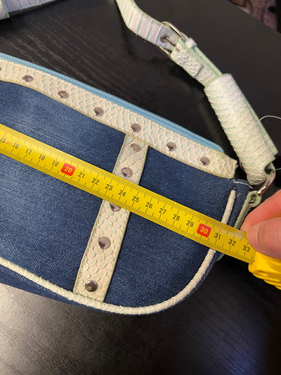 Borsa Duemila in denim Y2K nuova thumbnail