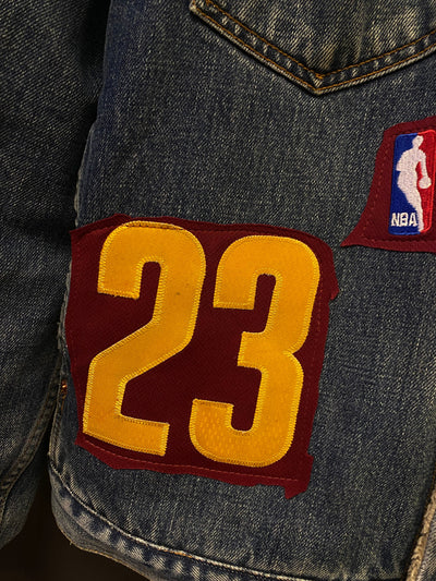 Giacca Vintage Levi's x Adidas NBA LeBron James Custom - R3BORN thumbnail