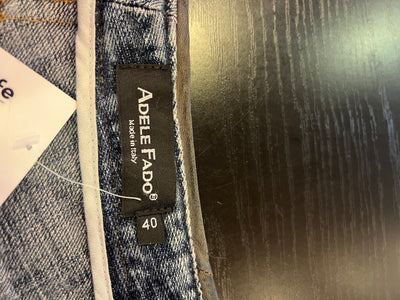 Shorts in denim Adele Fado Y2K dettagli in pelle thumbnail