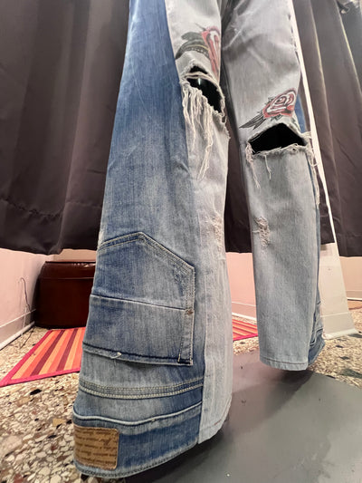 Jeans Levi’s 501 vintage Flare Custom R3BORN (32/46) thumbnail