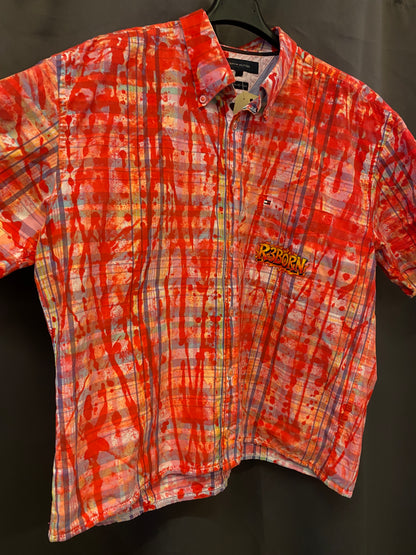 Camicia crop Tommy Hilfiger Custom by R3BORN (M)