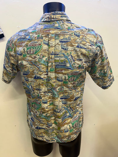 Camicia vintage hawaiana Go Barefoot (m uomo) thumbnail