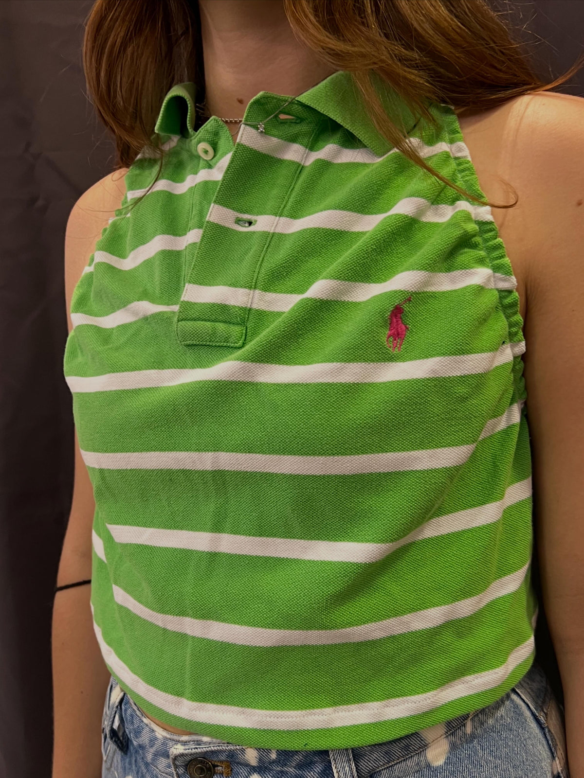 Top polo Ralph Lauren custom R3BORN | taglia unica