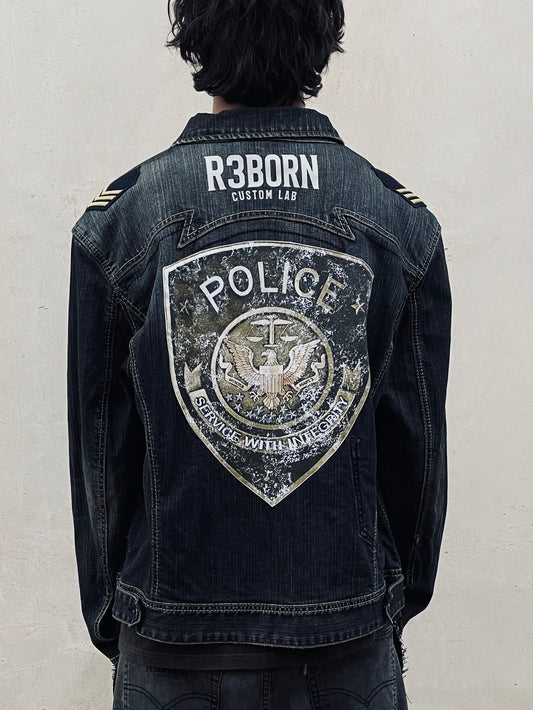 Giacca in denim Y2K Custom (XL) | R3BORN