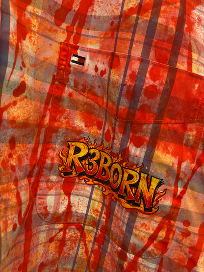 Camicia crop Tommy Hilfiger Custom by R3BORN (M)