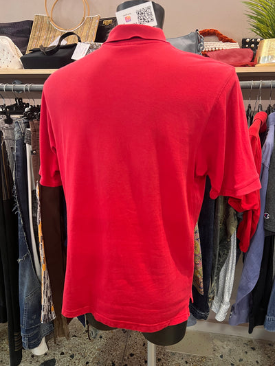 Polo Adidas rossa | L uomo thumbnail