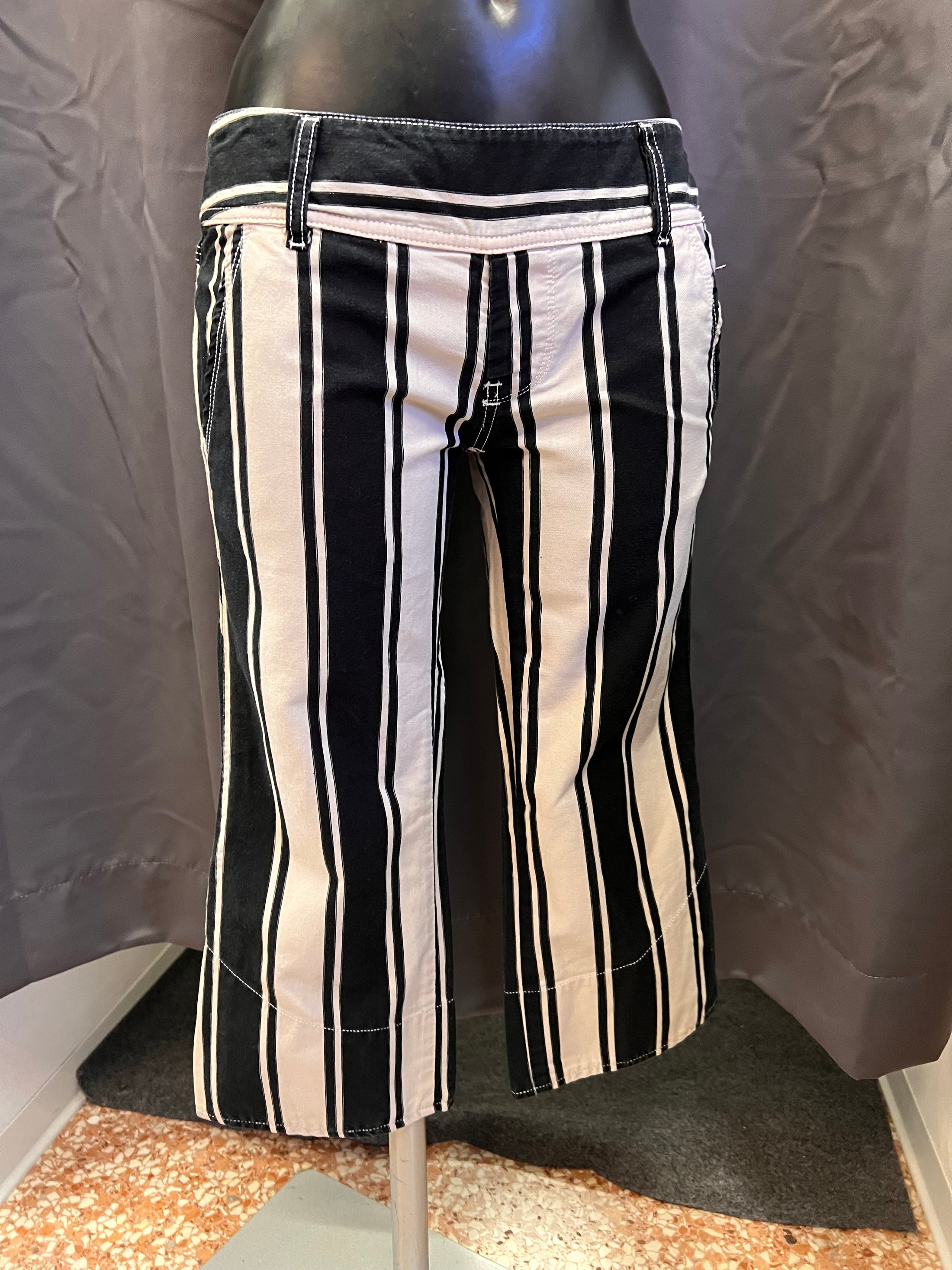 Pantalone capri Diesel a righe nuovo (S donna)