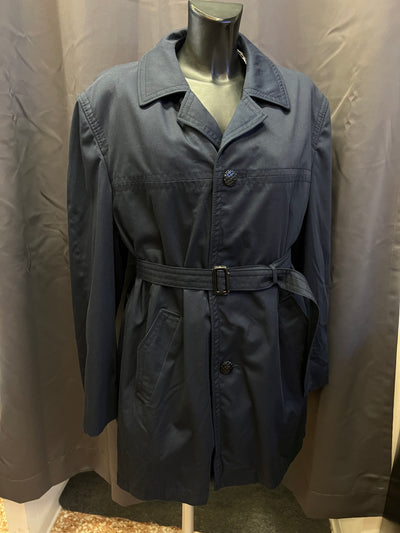 Cappotto vintage blu marino con imbottitura staccabile(Xl donna) thumbnail