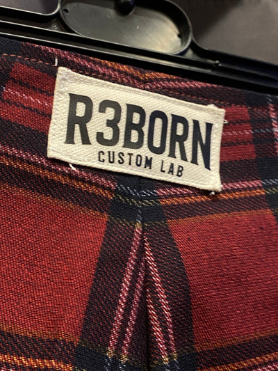 Pantalone a zampa tartan Rose D. Custom - donna M | R3BORN thumbnail