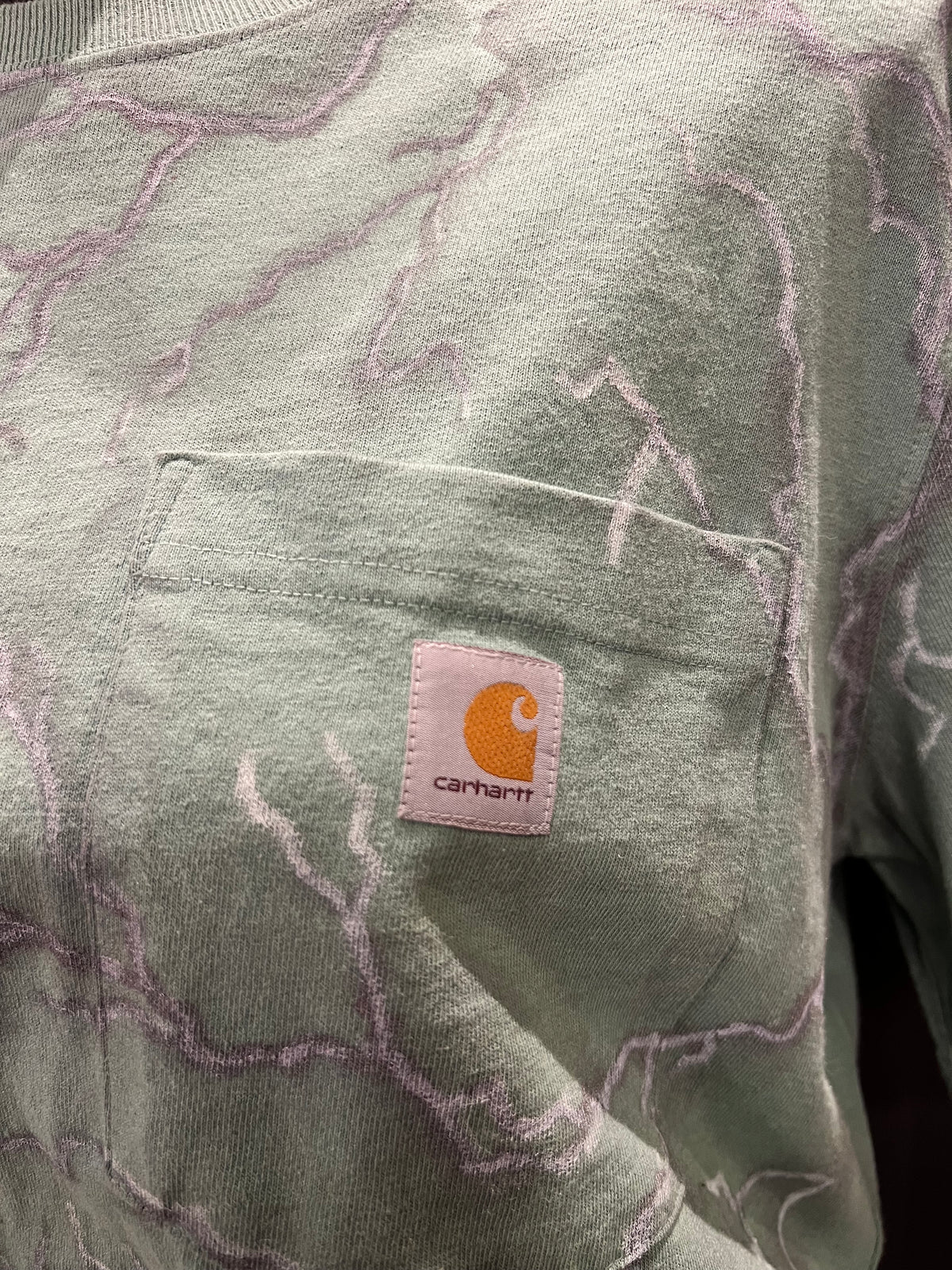 Top Carhartt Custom R3BORN dipinto a mano (M/L donna)