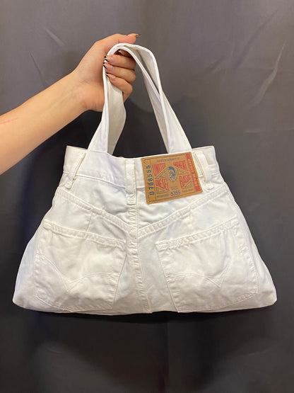 Borsa Diesel bianca Custom by R3BORN