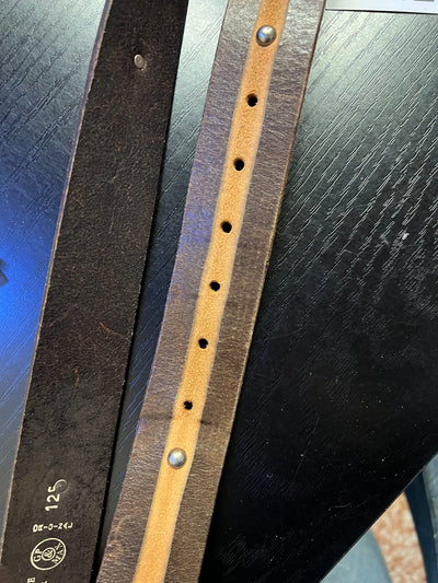 Cintura in vero cuoio (125 cm) thumbnail