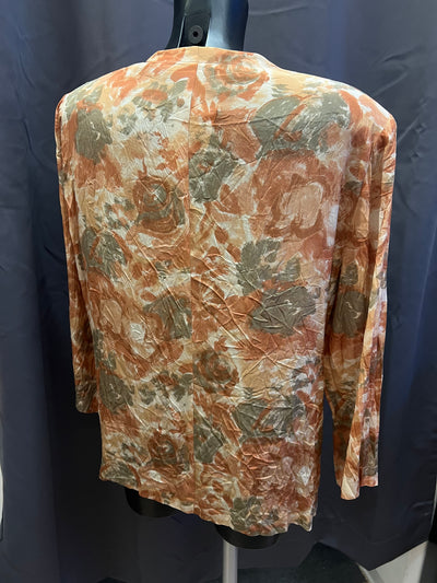 Blusa vintage in seta e acetato (2xl donna) thumbnail
