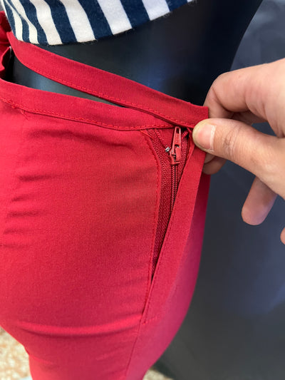 Pantalone capri rosso Y2K (S donna) thumbnail