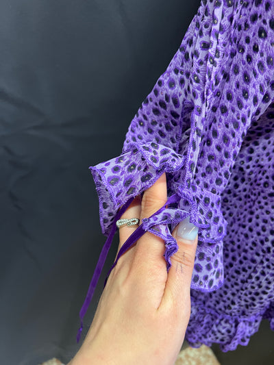 Blusa maculata con lurex ( L donna) thumbnail