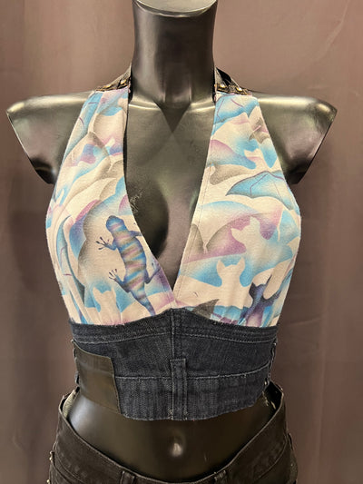 Top Miss Sixty Custom R3BORN in denim e cotone (T.U) thumbnail