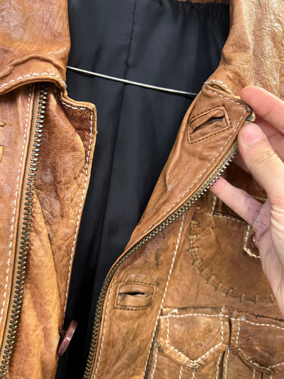 Giacca in pelle Bikkembgers (48 uomo) thumbnail