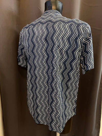 Camicia E.T.A collo alla coreana in cotone (XL uomo) thumbnail