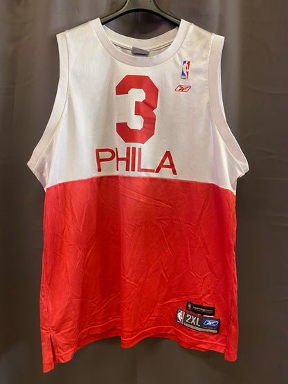 Jersey vintage Reebok NBA Phila Iverson #3 (XXL)