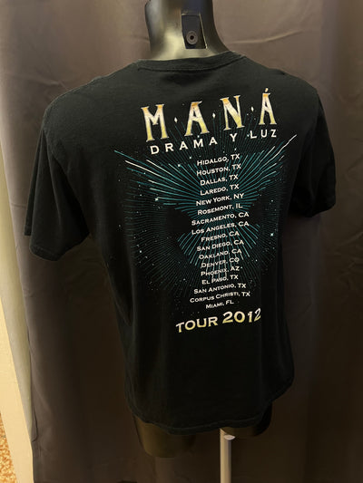 T-shirt Maná Tour 2012 Drama y Luz (L uomo) thumbnail