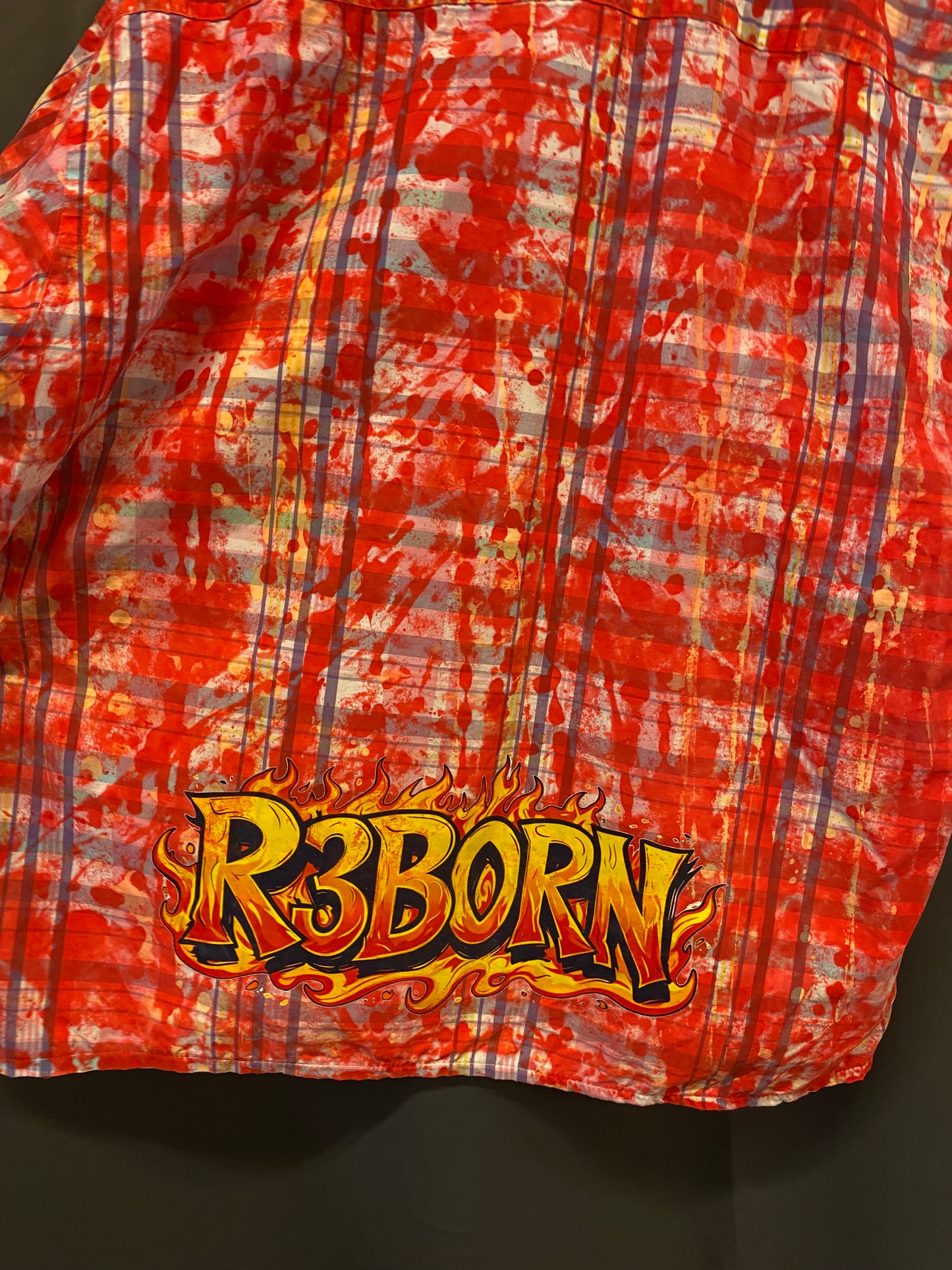 Camicia crop Tommy Hilfiger Custom by R3BORN (M)