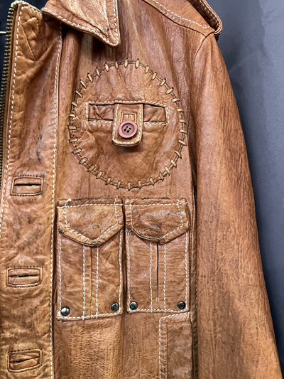 Giacca in pelle Bikkembgers (48 uomo) thumbnail