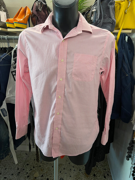 Camicia Lauren Ralph Lauren Uomo Righe Rosa e Bianche – Taglia M (15 ½ - 39)