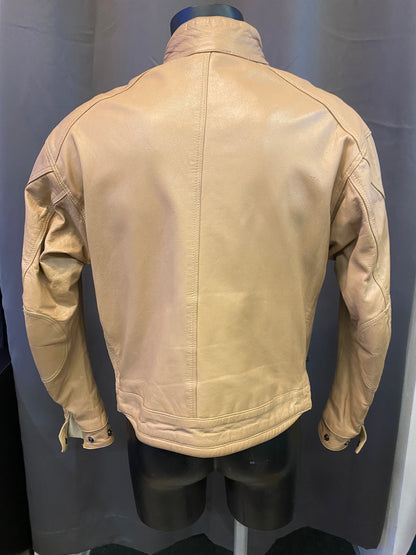 Giacca in pelle stile motociclista Scotland (M)