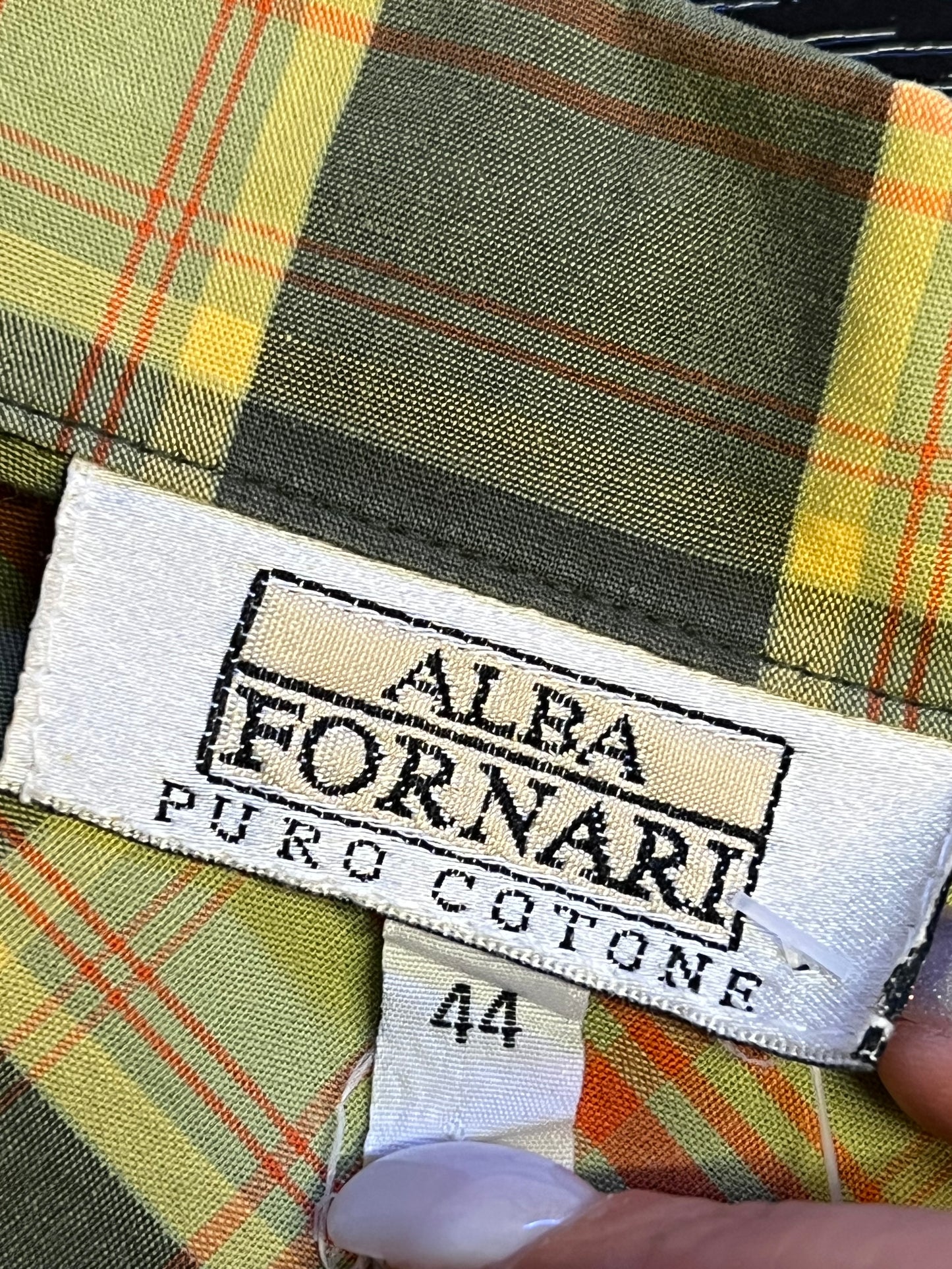 Abito in cotone Alba Fornari ( L donna)