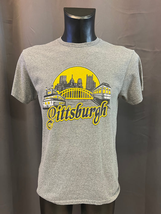 T-shirt Pittsburgh steel city (S uomo)