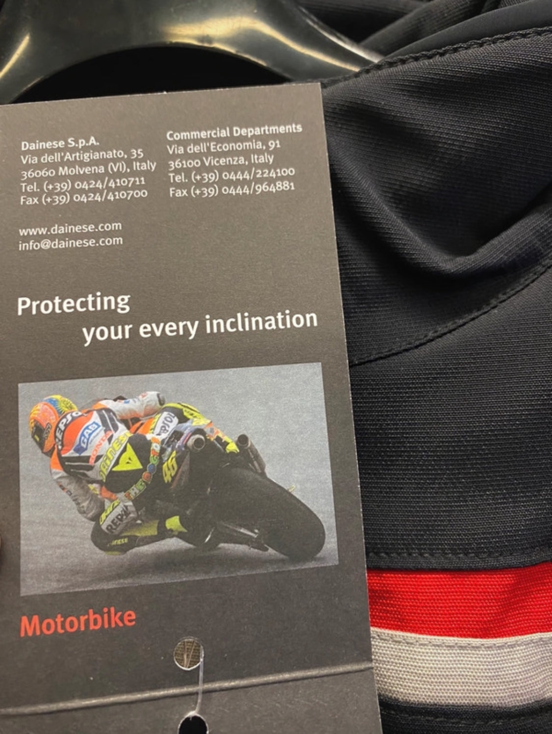 Giacca da motociclista Dainese nuova (L-XL)