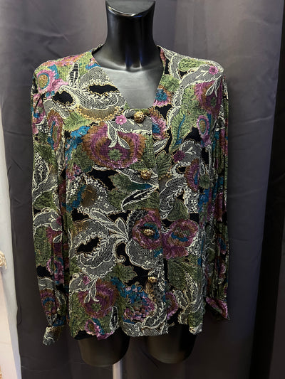 Camicia vintage Création Atelier anni 70 (XL donna) thumbnail