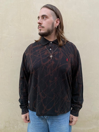 Polo crop Ralph Lauren a maniche lunghe Custom - uomo XXL | R3BORN thumbnail