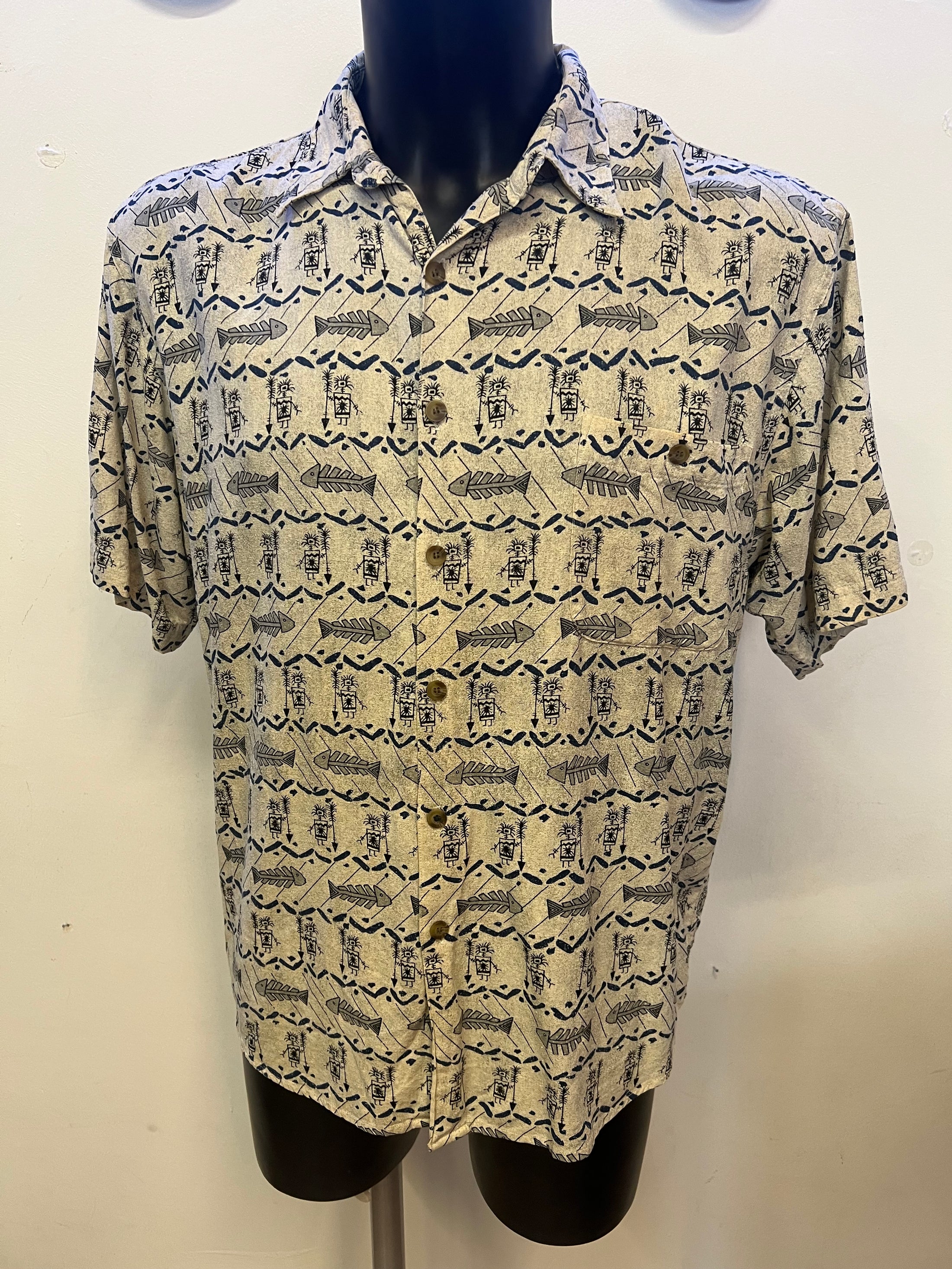 Camicia hawaiana Summa in seta (L uomo)