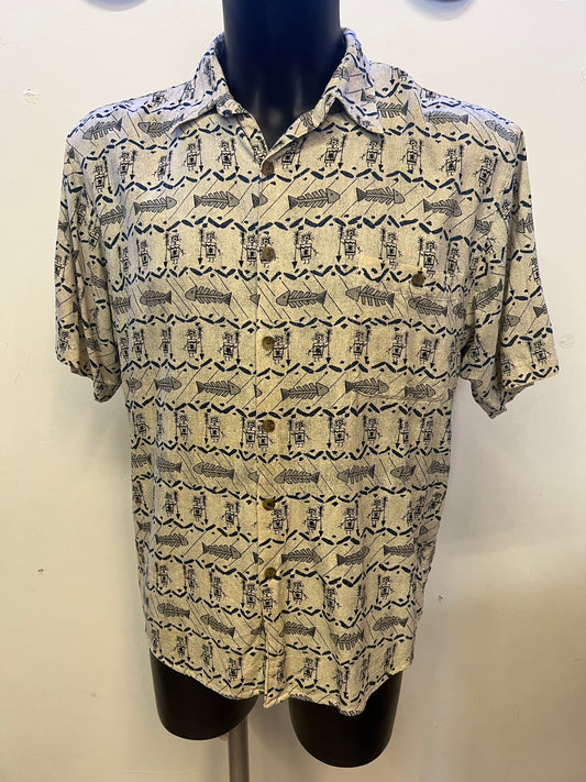 Camicia hawaiana Summa in seta (L uomo)