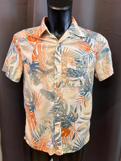 Camicia hawaiana American Eagle lino e cotone (M uomo) thumbnail