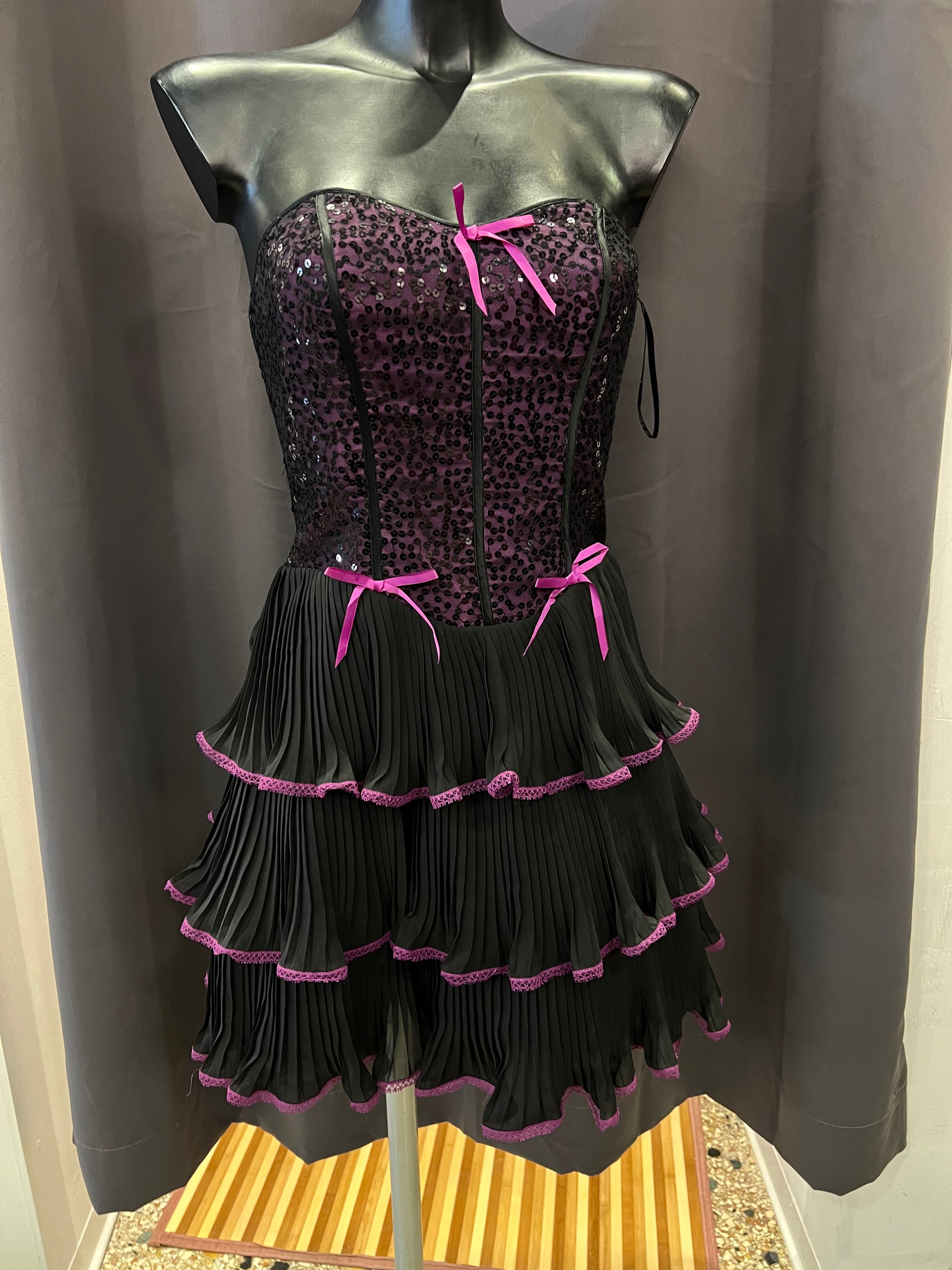 Abito con corsetto Betsey Johnson nuovo con cartellino |XS donna