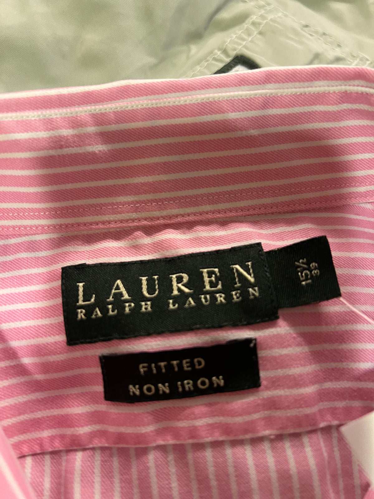 Camicia Lauren Ralph Lauren Uomo Righe Rosa e Bianche – Taglia M (15 ½ - 39)