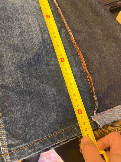 Jeans Lee flare custom R3BORN | M/32 uomo thumbnail