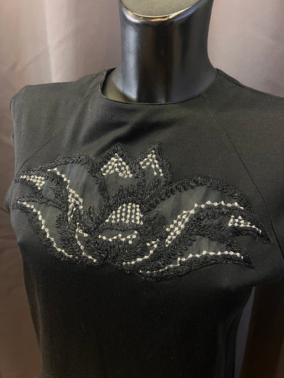 T-shirt Souad vintage con ricamo Fiore ninfea (S donna) thumbnail