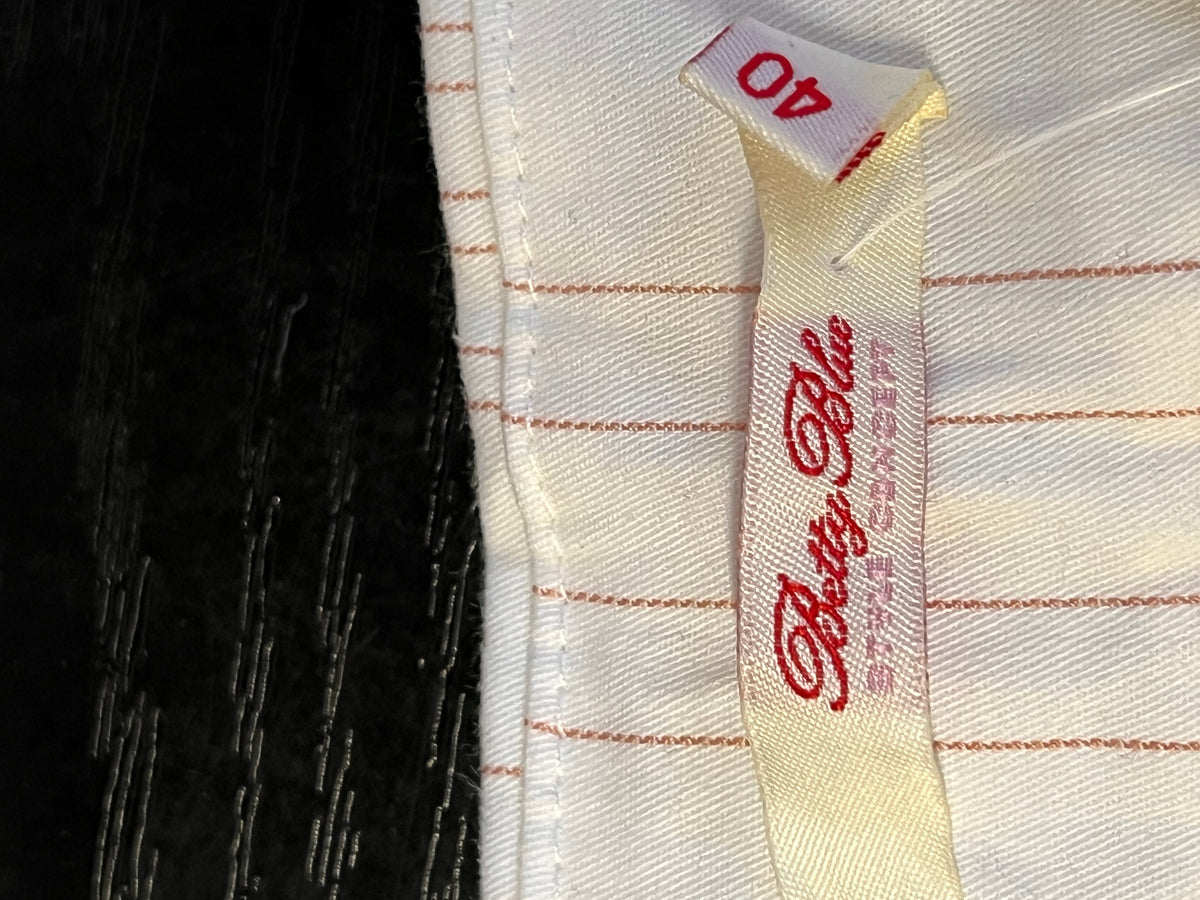 Pantaloni capri a zampa con bretelle Betty Blue (S donna)