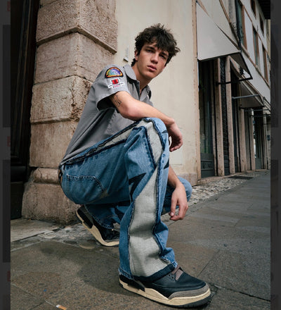 Jeans flare Levi’s 505 custom R3BORN | L uomo thumbnail