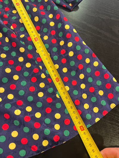Camicia sartoriale a pois vintage 80’s (46 donna) thumbnail