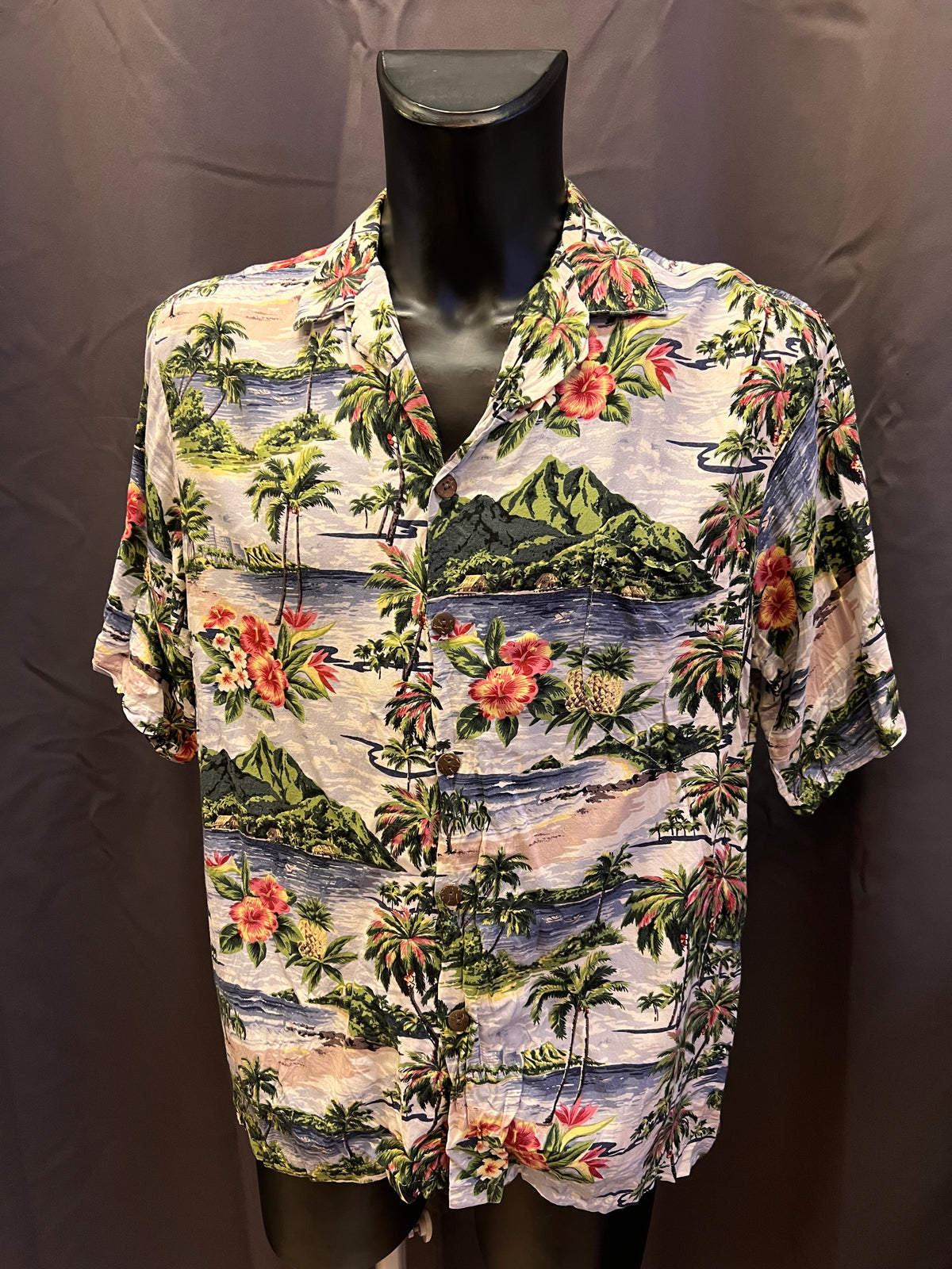 Camicia hawaiana Hilo Hattie made in hawaii vintage (L uomo)