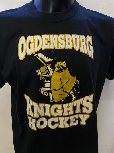 T-shirt vintage 90’s Best Fruit of the loom Ogdensburg Knights Hockey (XL uomo) thumbnail