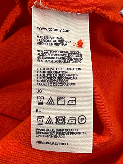Polo Donna Tommy Hilfiger Arancione – Taglia S – Classic Fit thumbnail